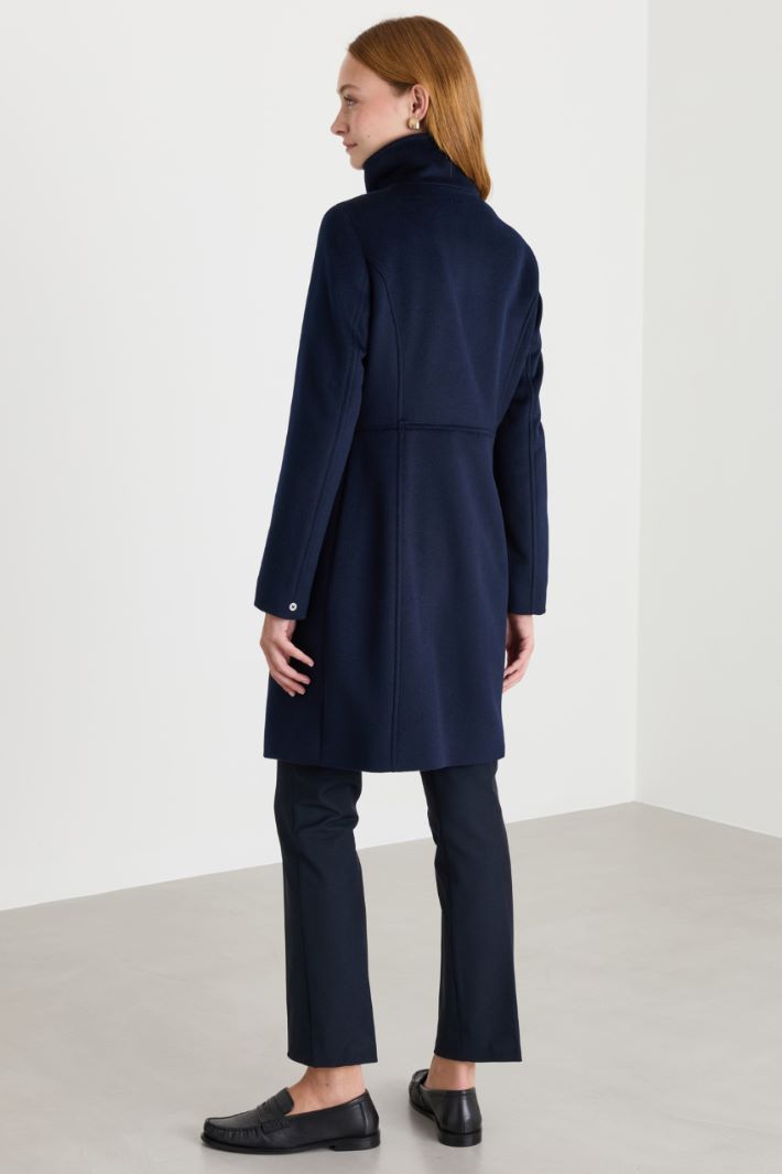 Cappotto in drap - BLU - Intrend - 4