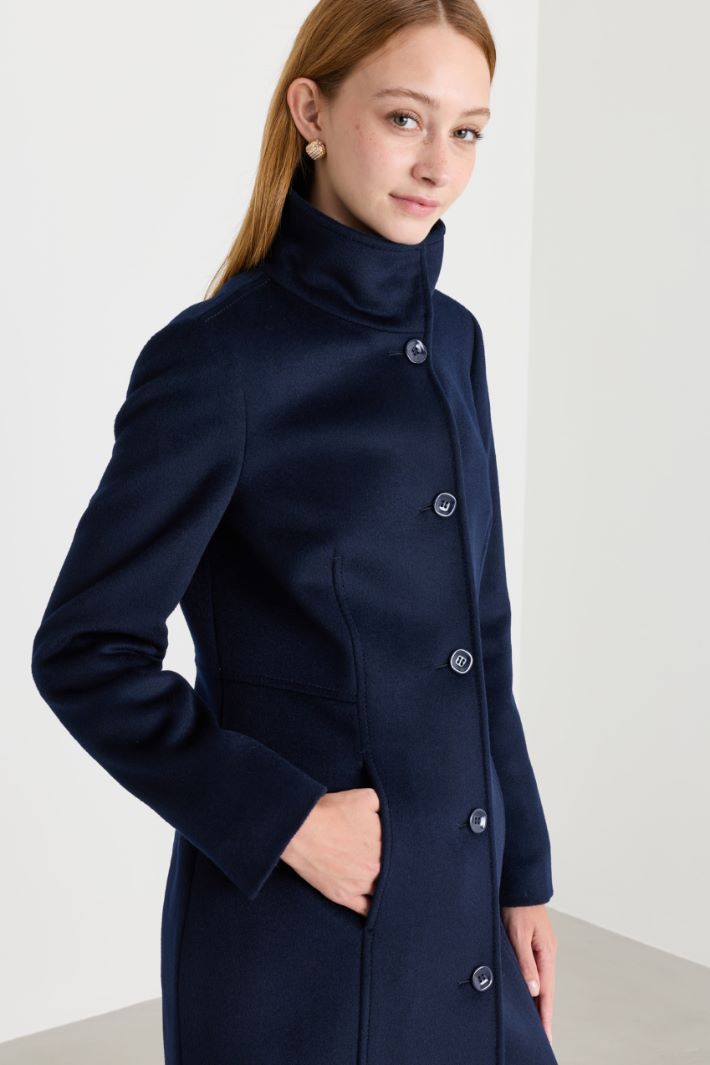Cappotto in drap - BLU - Intrend - 3