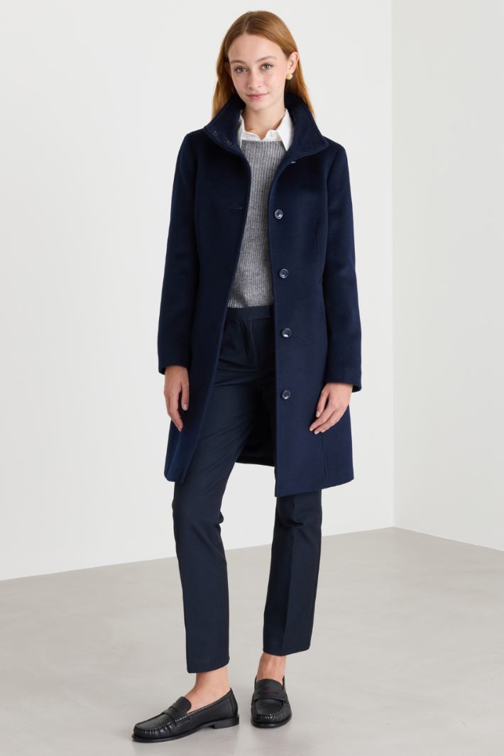 Cappotto in drap - BLU - Intrend
