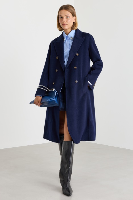 Peak lapel coat - Intrend