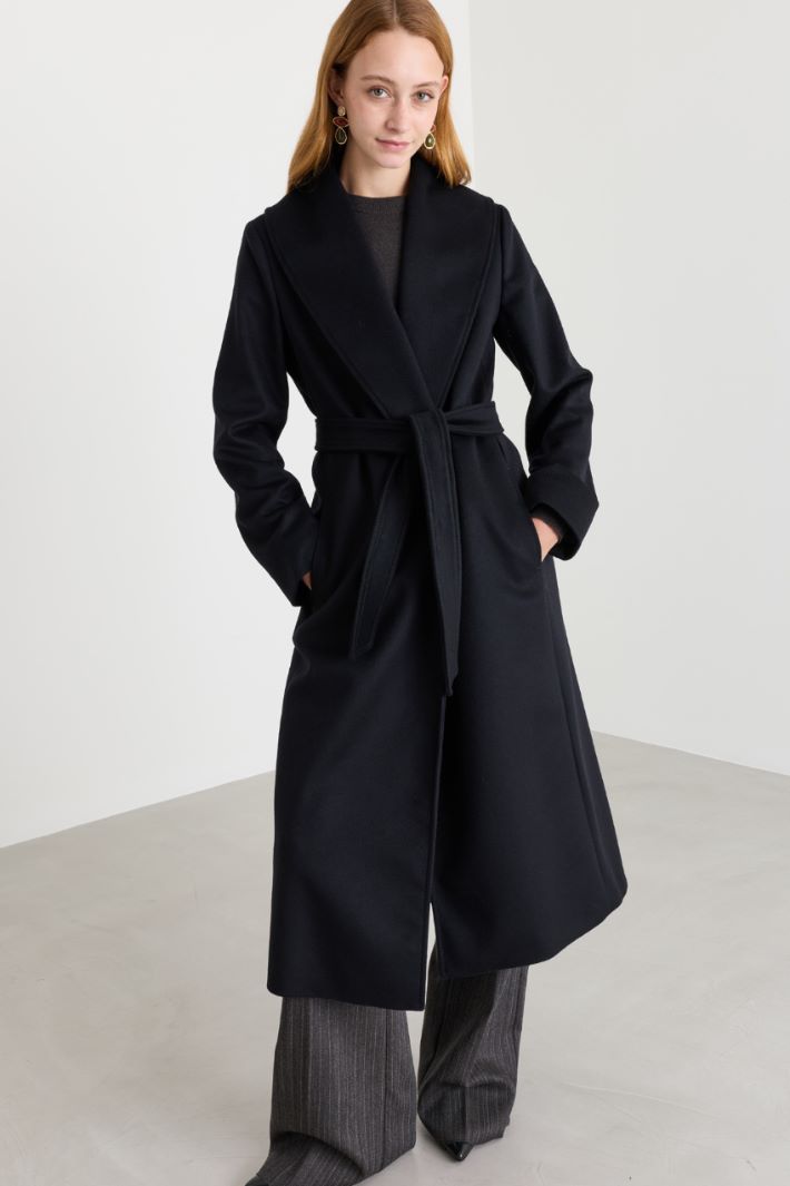 Robe coat - BLACK - Intrend - 2