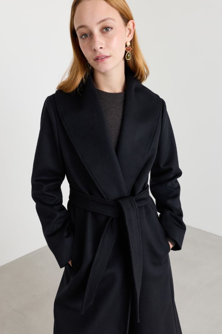 Robe coat - BLACK - Intrend - 3