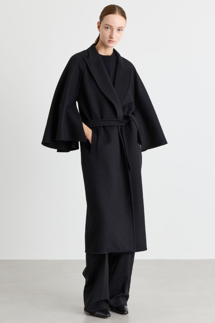 Cappotto in doppio panno - NERO - Intrend - 2
