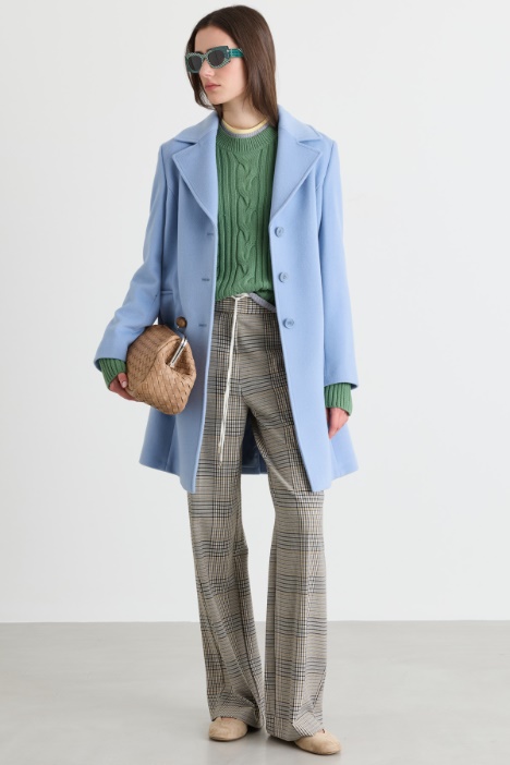 Belted Drap Coat - Intrend