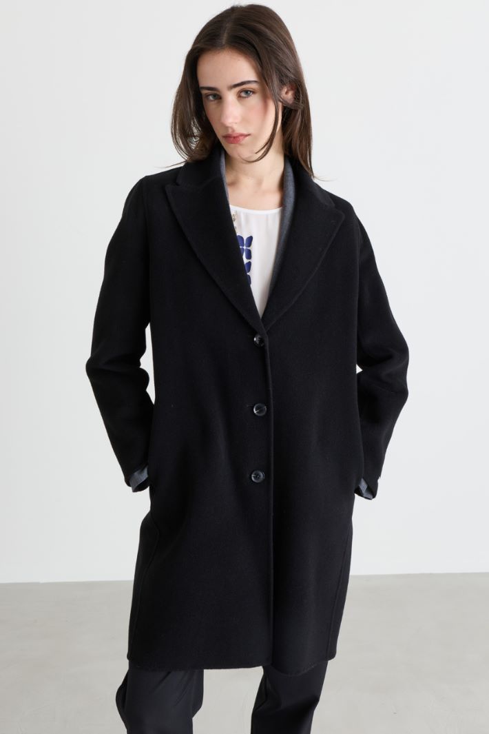 Cappotto in double - NERO - Intrend - 2