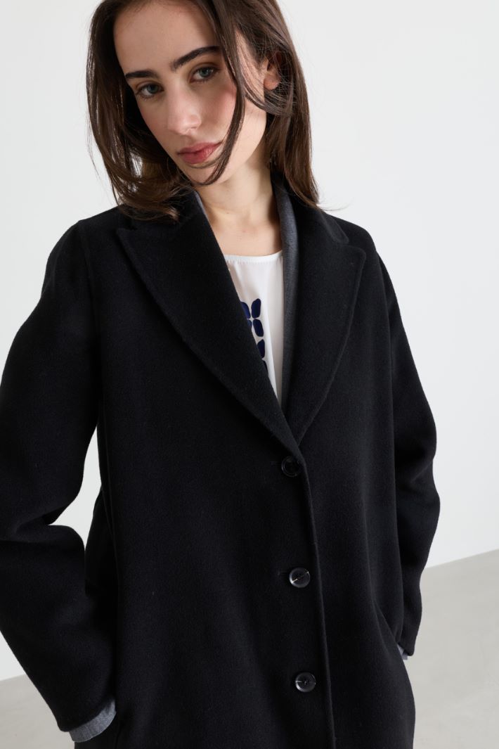 Cappotto in double - NERO - Intrend - 3