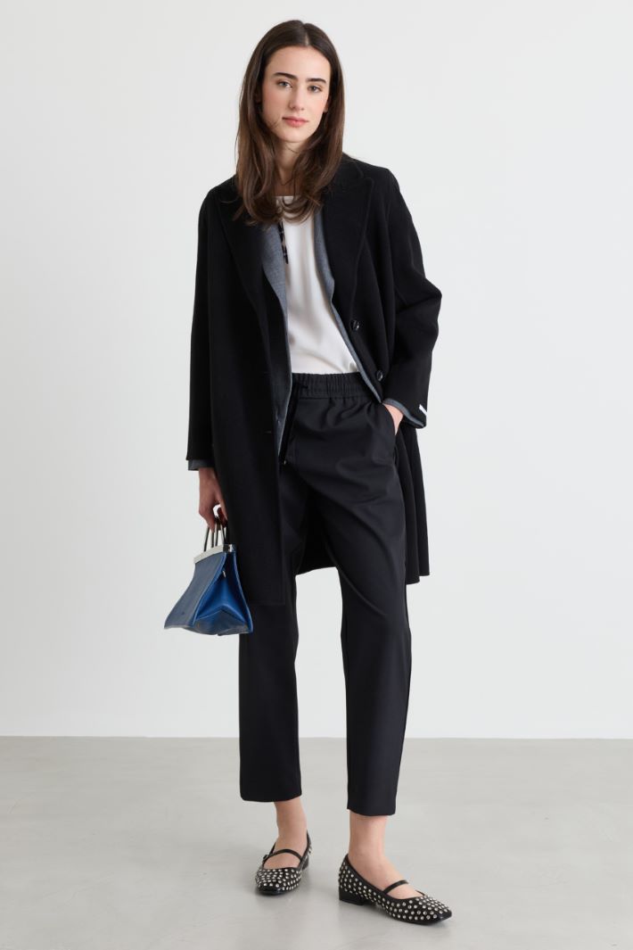 Cappotto in double - NERO - Intrend