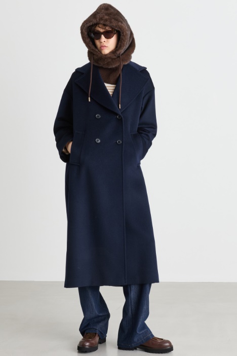 Double-breasted wool coat - Intrend