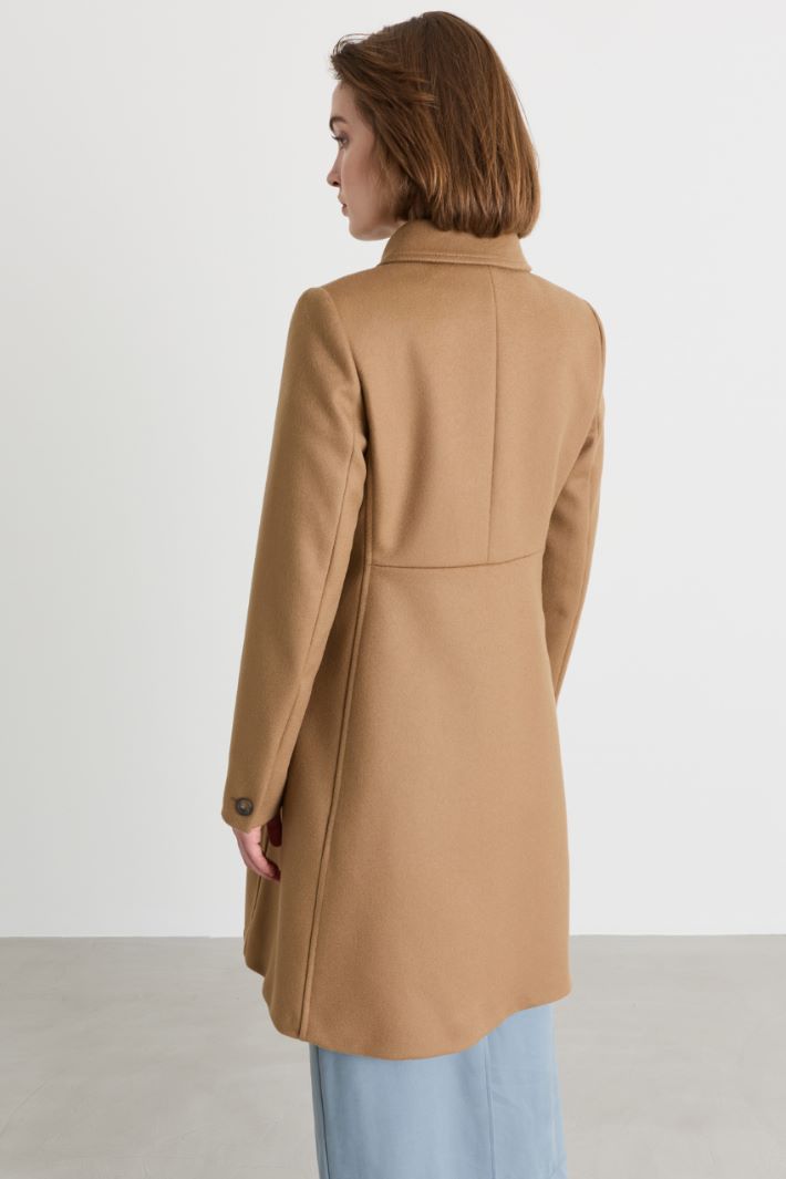 Manteau en drap - CHAMEAU - Intrend - 4