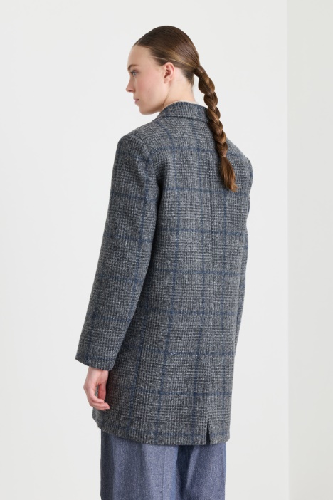 Cappotto corto in tweed di lana
