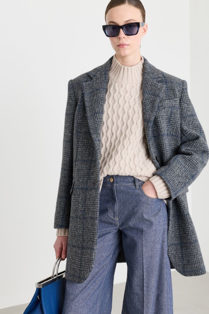 Short tweed coat - GREY - Intrend - 2