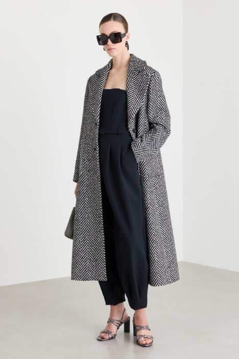 Cappotto midi in tweed - Intrend
