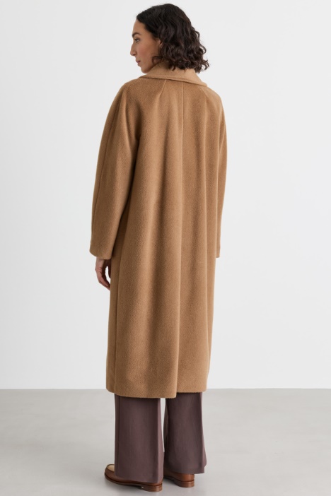 Cappotto in misto lana dalla texture morbida