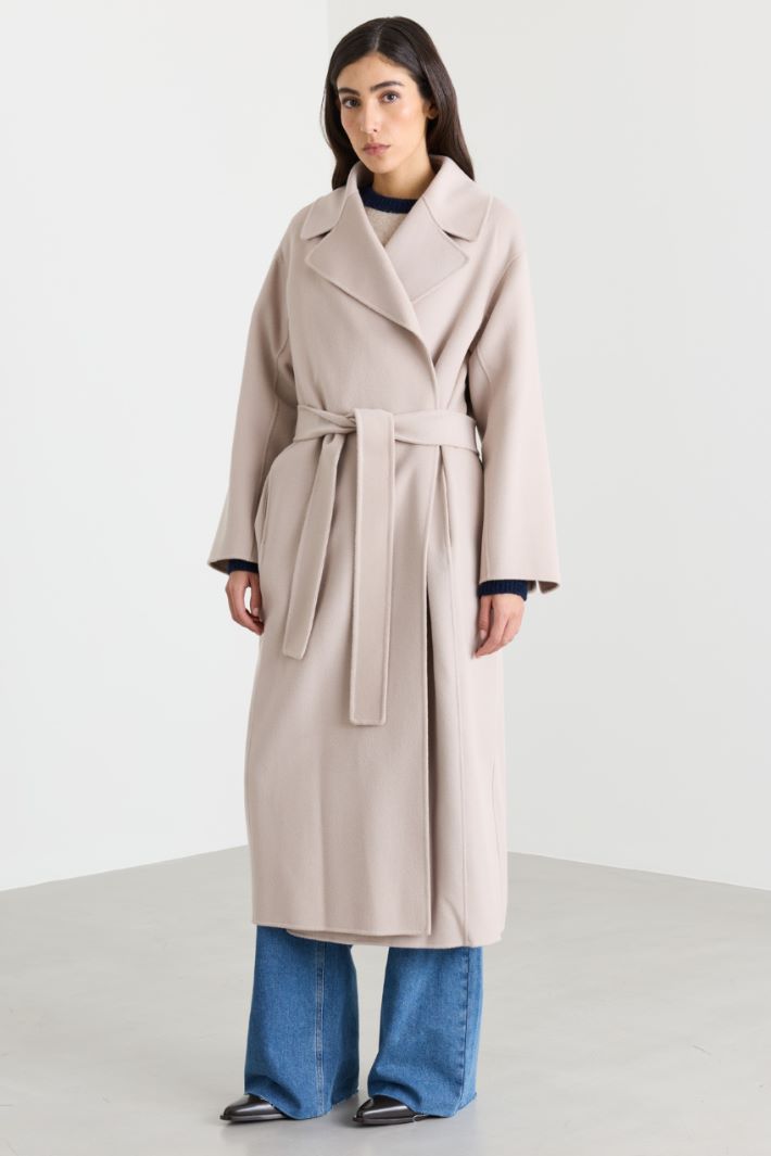 Cappotto con cintura - BEIGE - Intrend - 2