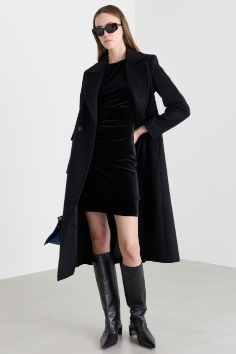 Double-breasted coat with oversized lapels - Intrend
