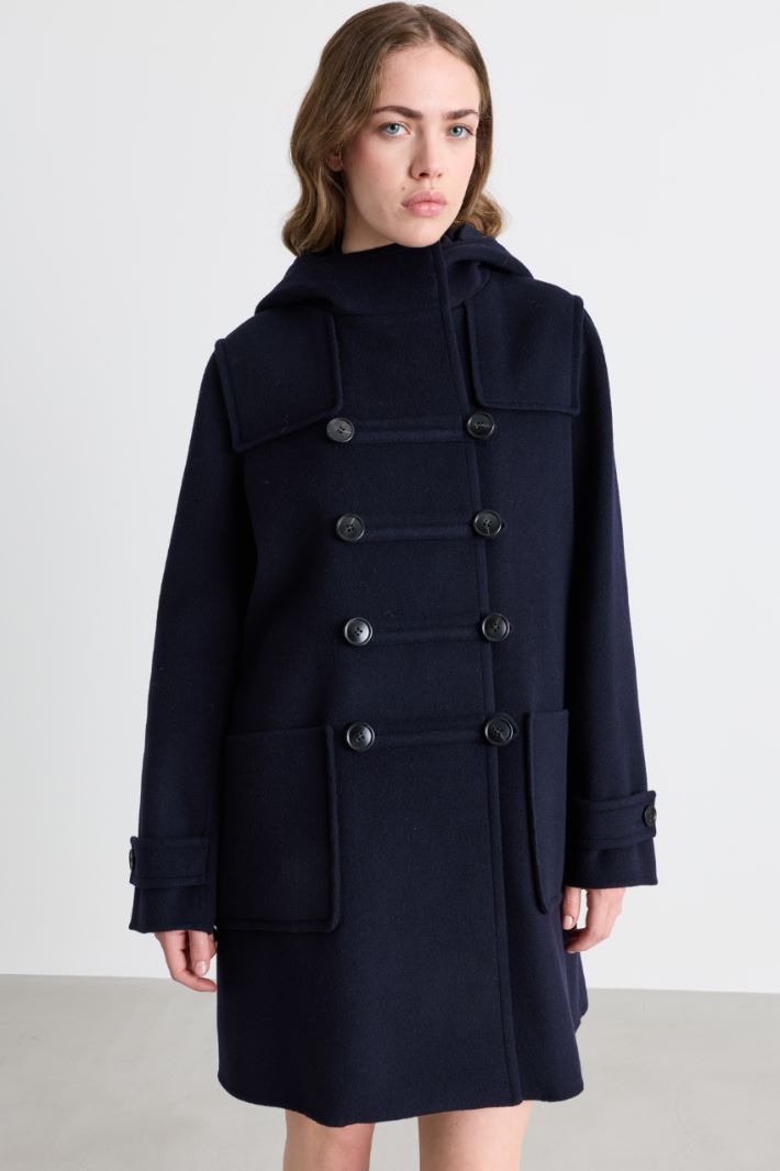 Montgomery in doppio drap - BLU - Intrend - 2