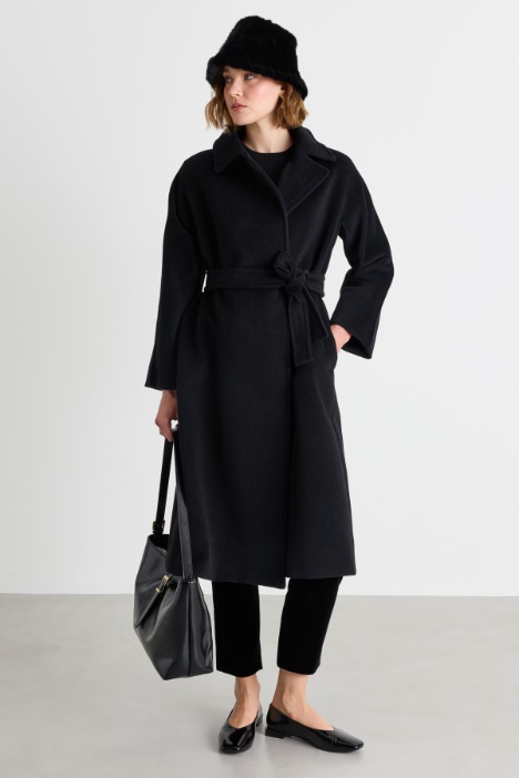Wool Beaver Coat - Intrend
