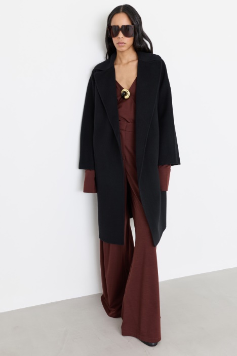 Robe coat in double-faced cloth - Intrend