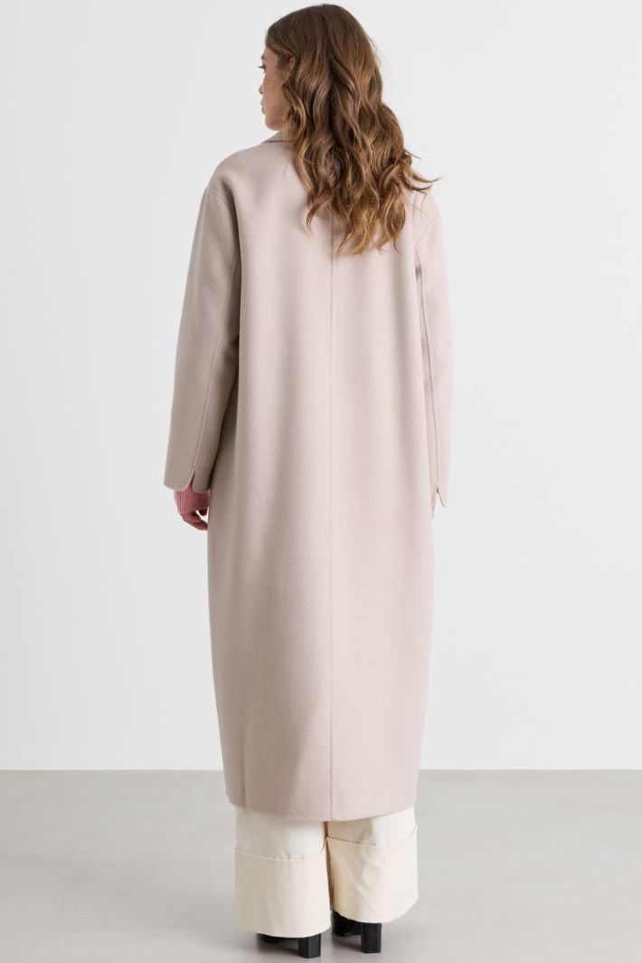 Double-breasted coat - BEIGE - Intrend - 4