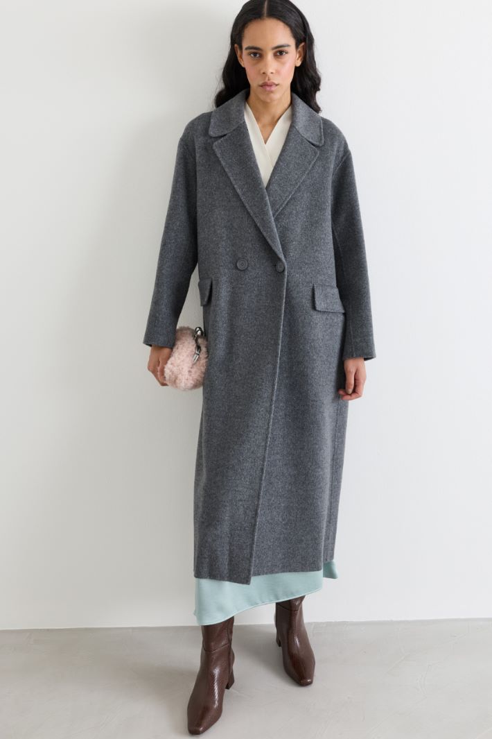 Cappotto doppiopetto - GRIGIO - Intrend - 2
