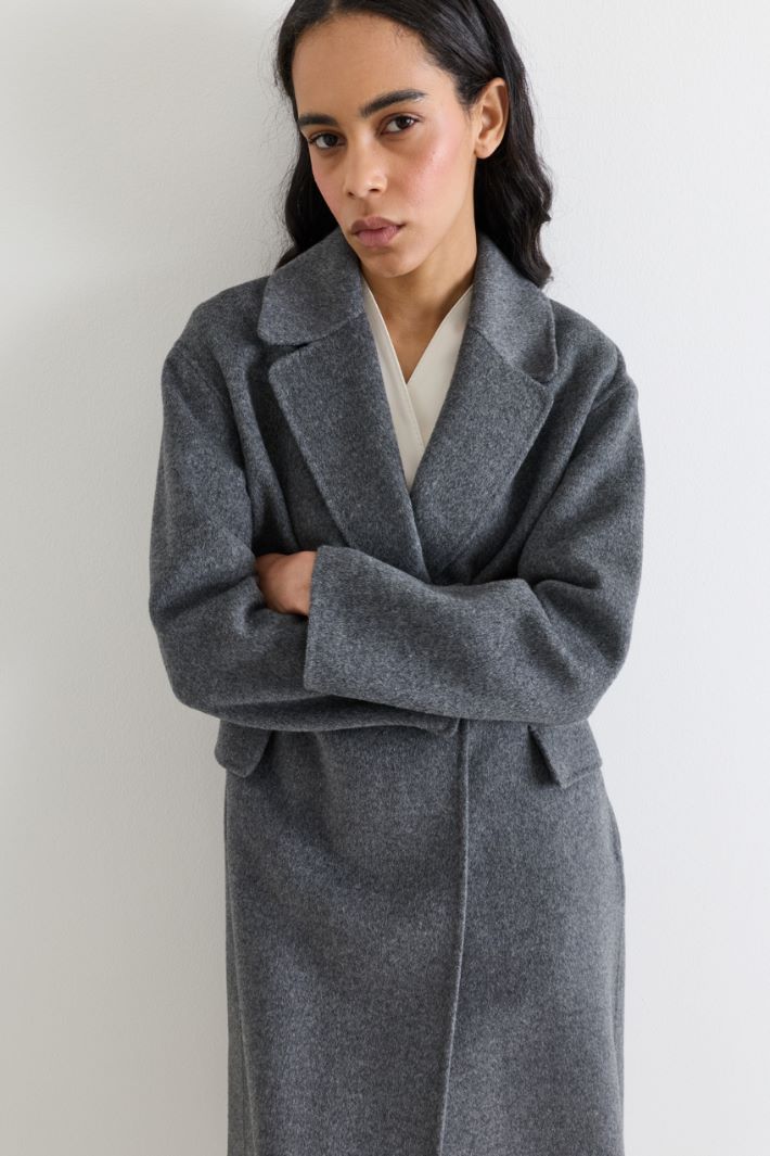 Cappotto doppiopetto - GRIGIO - Intrend - 3