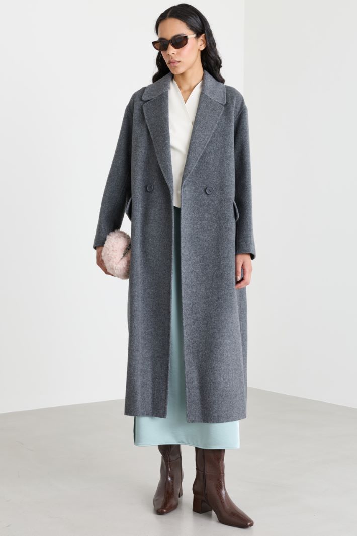 Cappotto doppiopetto - GRIGIO - Intrend
