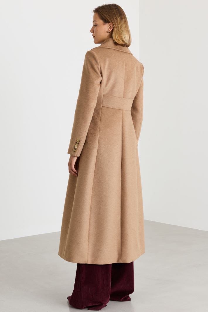 Cappotto in drap pesante - CAMMELLO - Intrend - 4