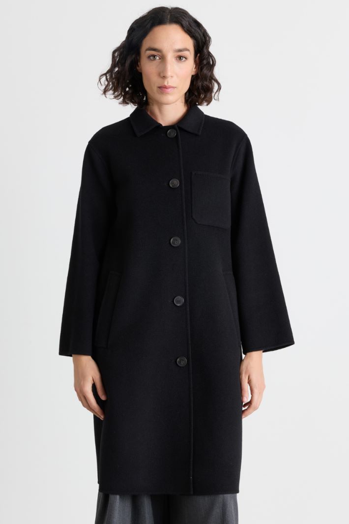 Cappotto con tasche multiple - NERO - Intrend - 2