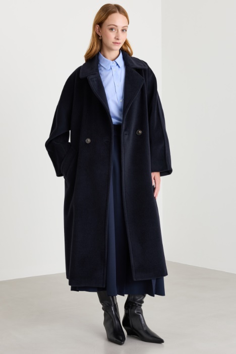 Cappotto doppiopetto in beaver - Intrend