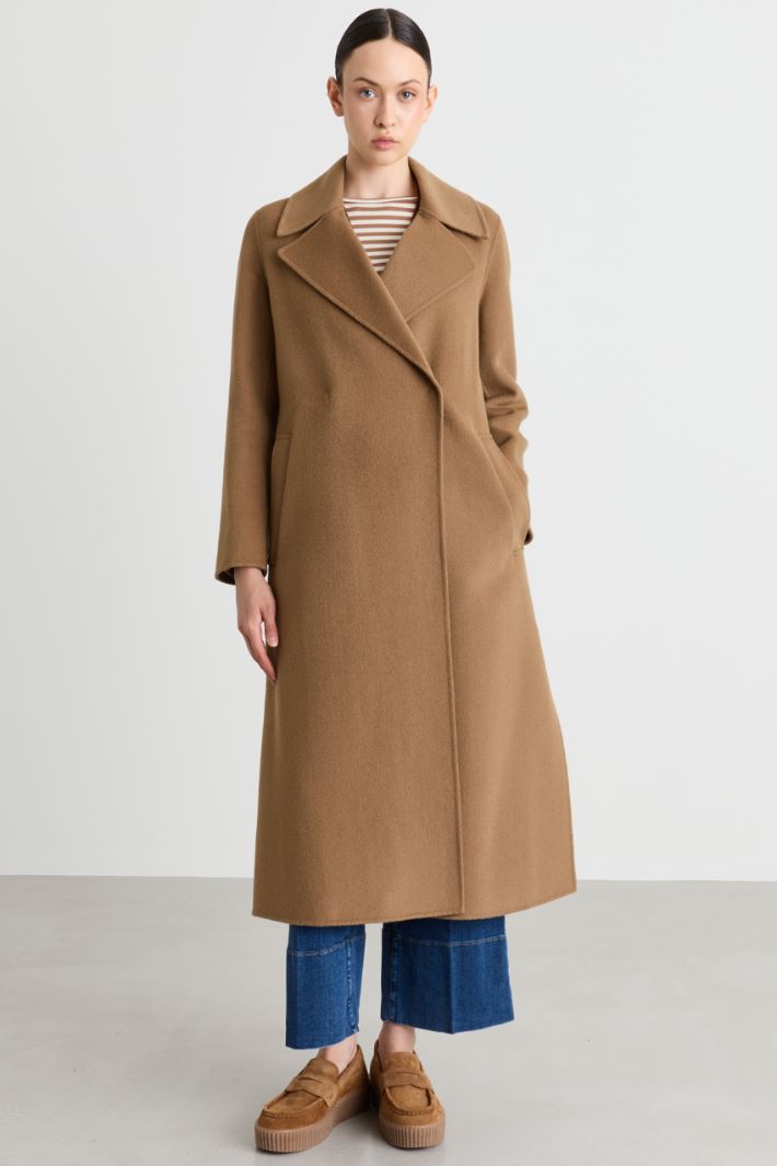 Cappotto lungo a vestaglia - CAMMELLO - Intrend - 2