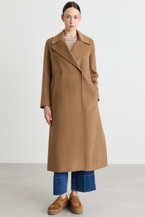 Cappotto lungo a vestaglia