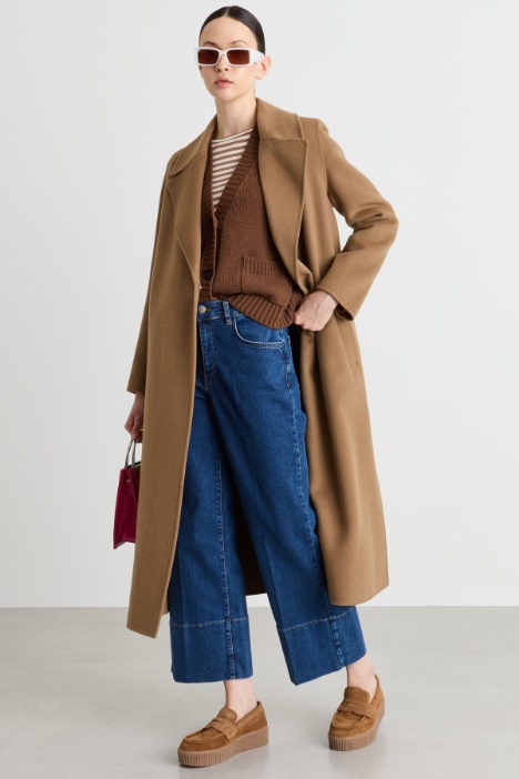 Cappotto lungo a vestaglia - Intrend