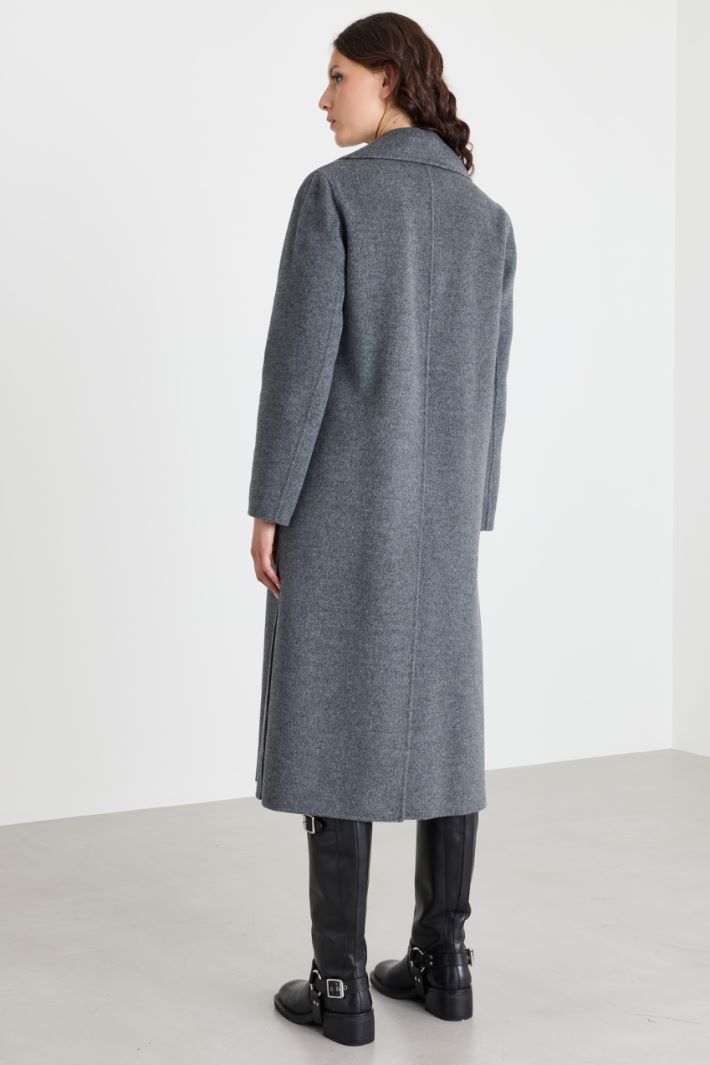 Long robe coat - GREY - Intrend - 4