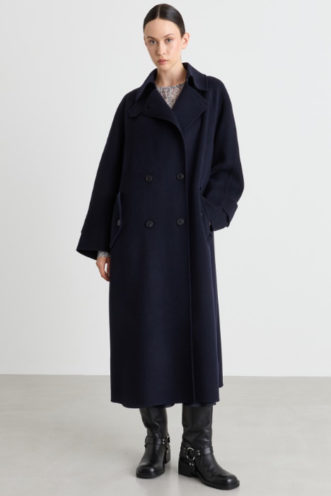 Cappotto trench in double
