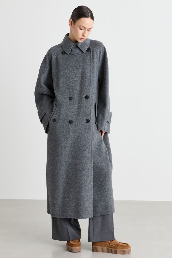 Cappotto trench in double - GRIGIO - Intrend - 2