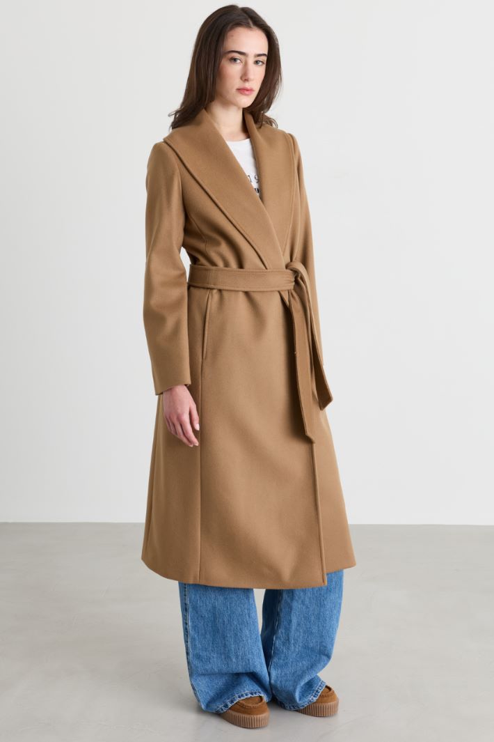 Robe Coat - CAMEL - Intrend - 2