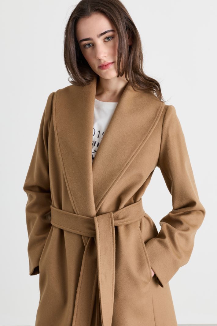 Robe Coat - CAMEL - Intrend - 3