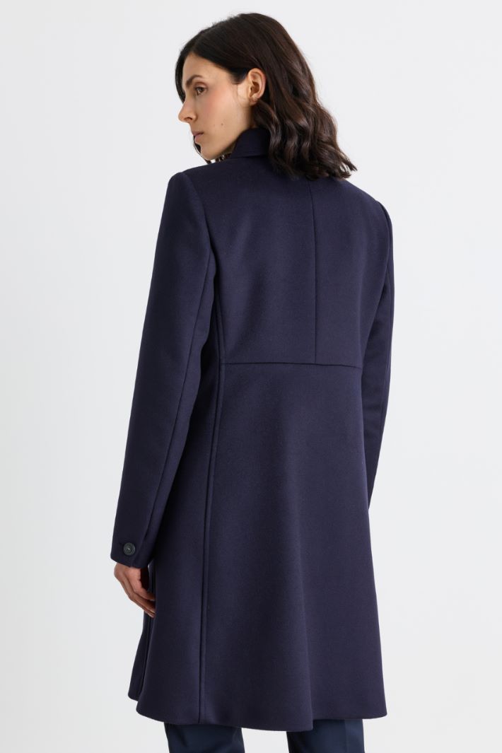 Cappotto in drap - BLU - Intrend - 4