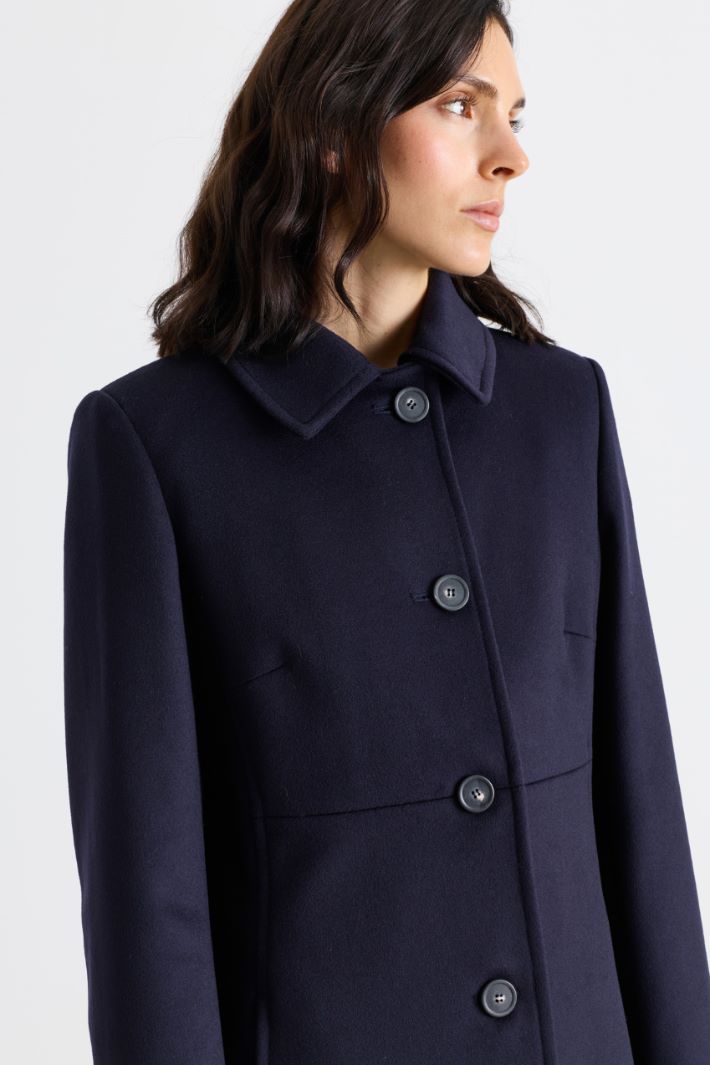 Cappotto in drap - BLU - Intrend - 3