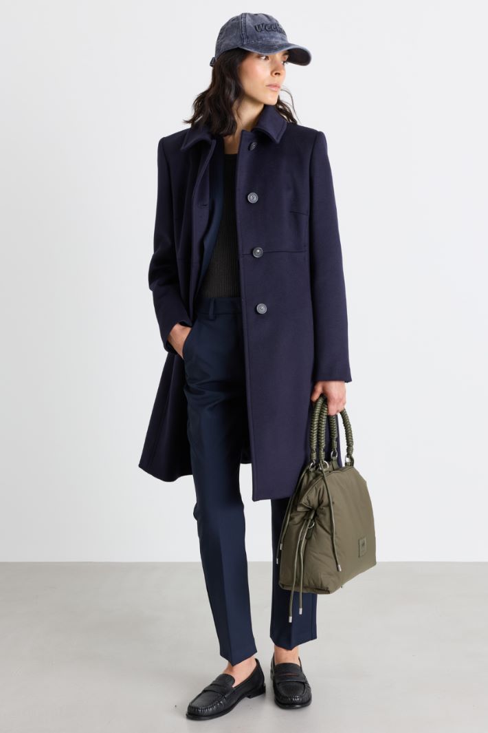 Cappotto in drap - BLU - Intrend