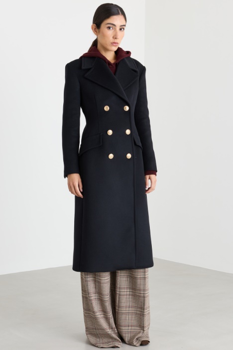 Cappotto sfiancato in drap