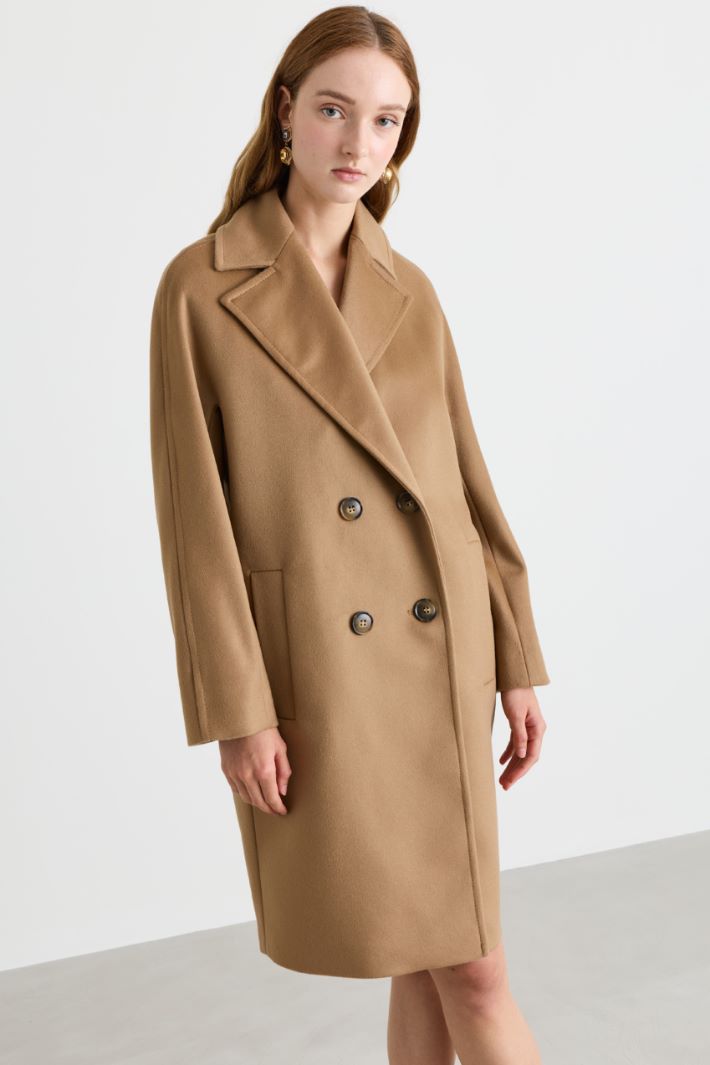 Cappotto doppiopetto - CAMMELLO - Intrend - 2