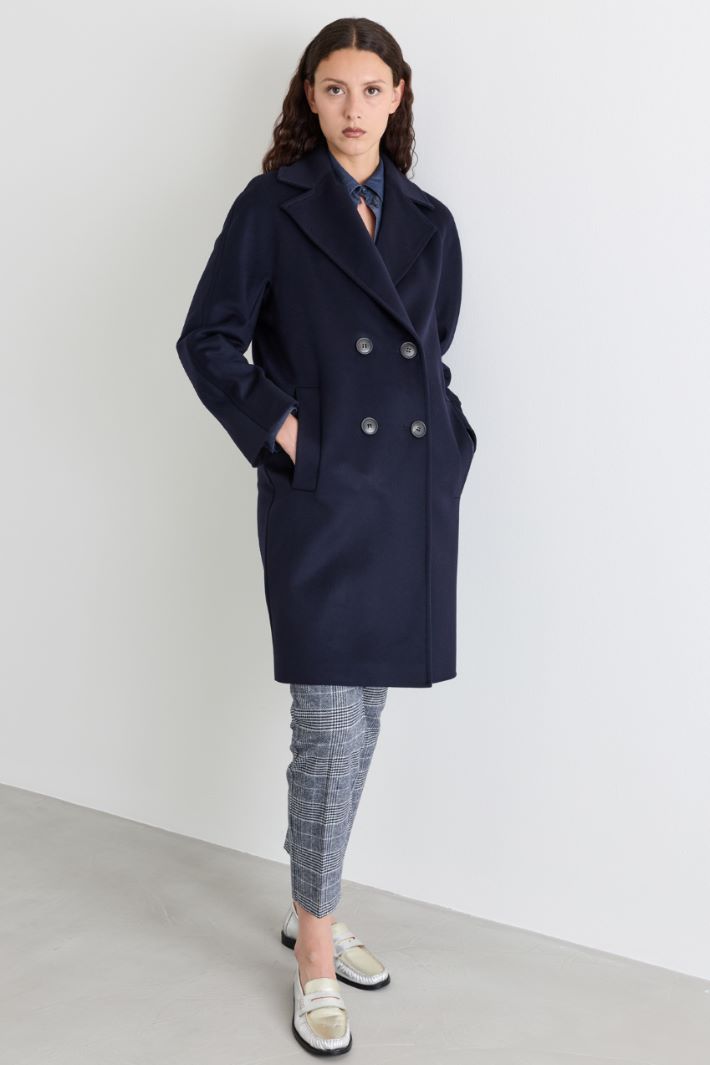 Cappotto doppiopetto - BLU - Intrend - 2