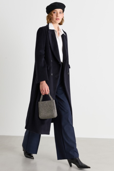 Oversized beaver wool coat - Intrend