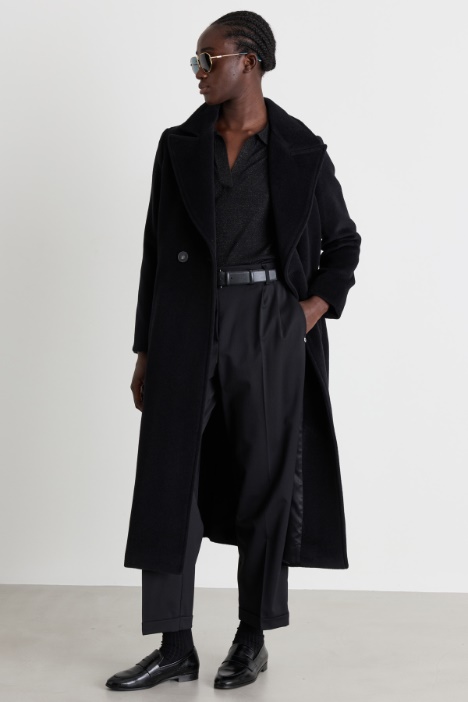 Oversized Lapel Coat - Intrend