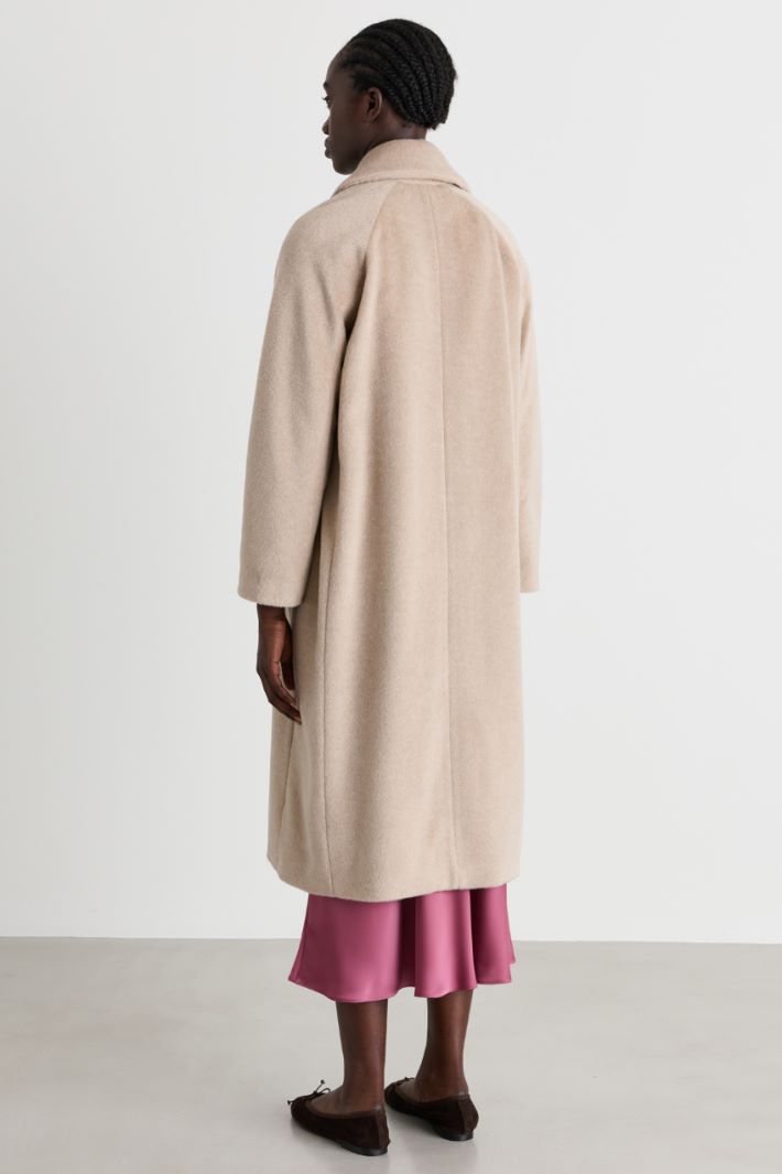 Cappotto in beaver - BEIGE - Intrend - 4