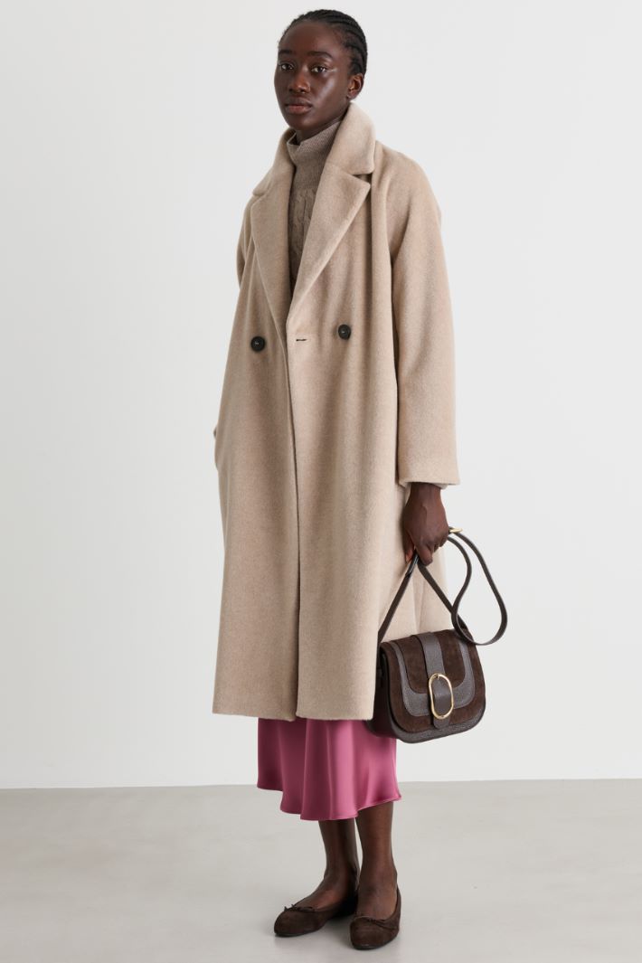 Cappotto in beaver - BEIGE - Intrend