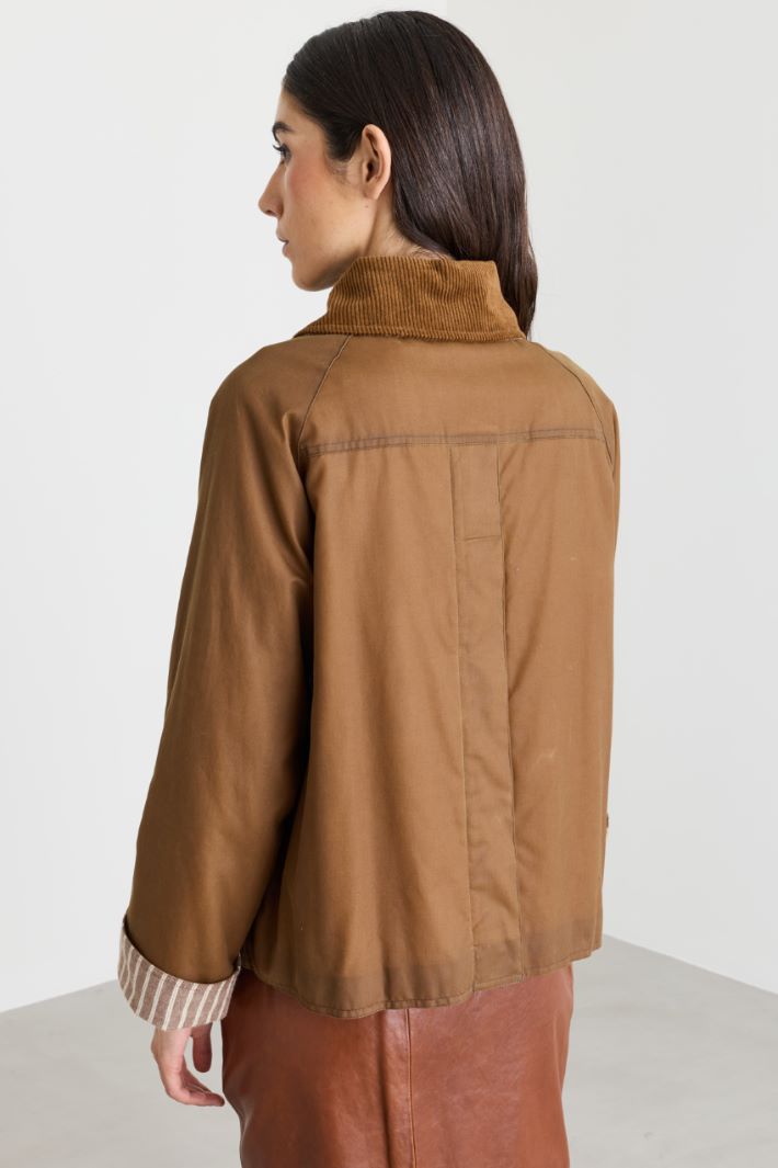 Oversized Pocket Jacket - BROWN - Intrend - 4