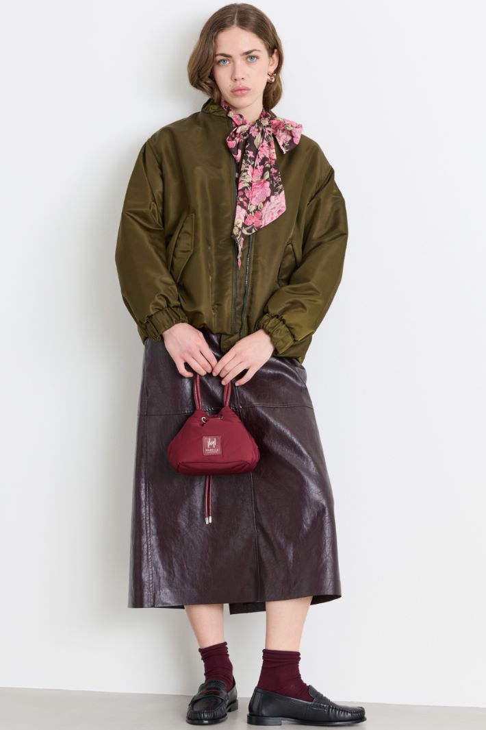 Technical Bomber Jacket - GREEN - Intrend