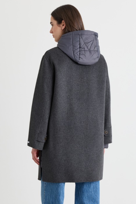 Cappotto con imbottitura staccabile